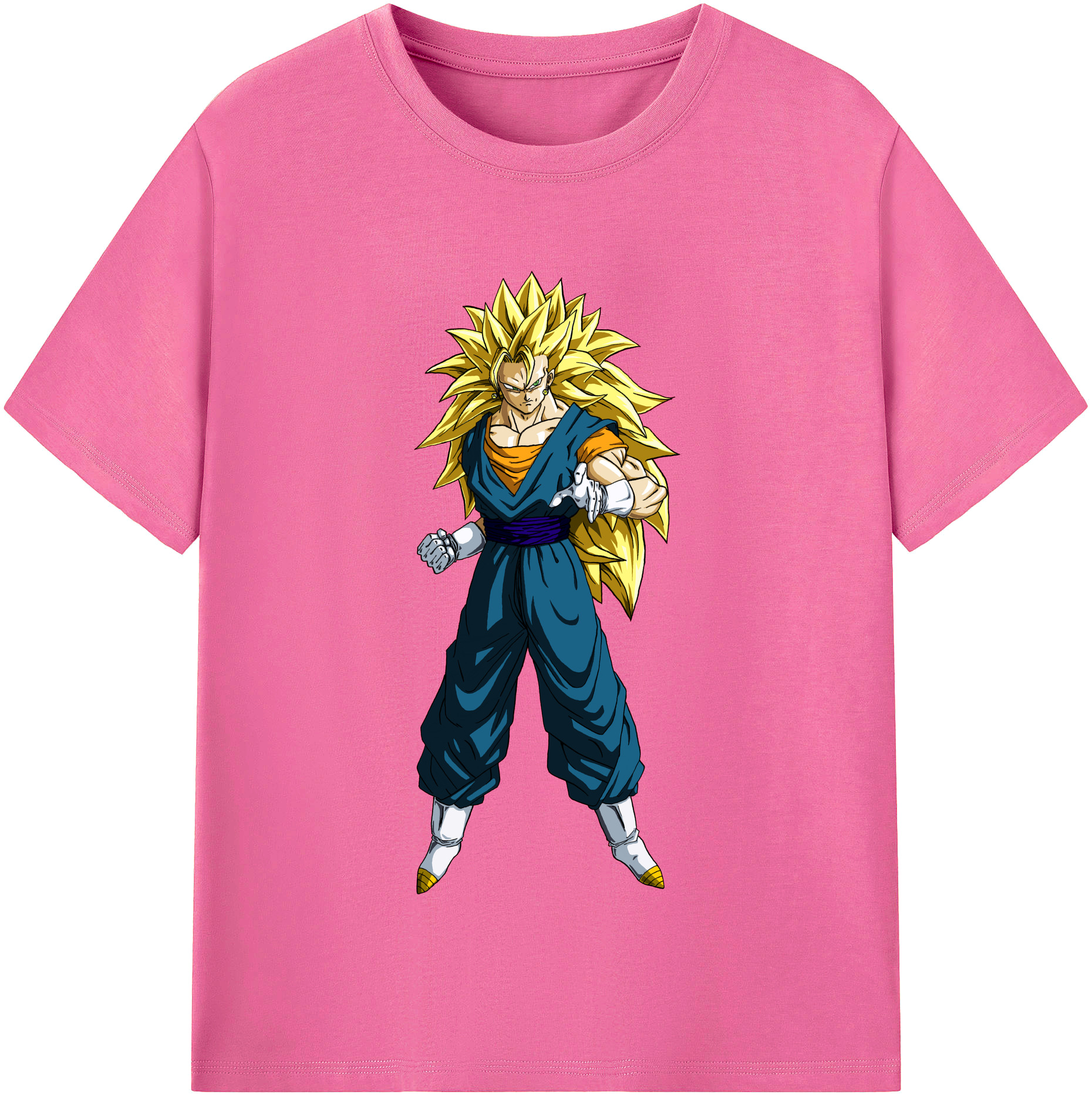 （画像用） ドラゴンボール ベジット DRAGON BALL Vegetto レディースカジュアルプリントTシャツ（綿100％）